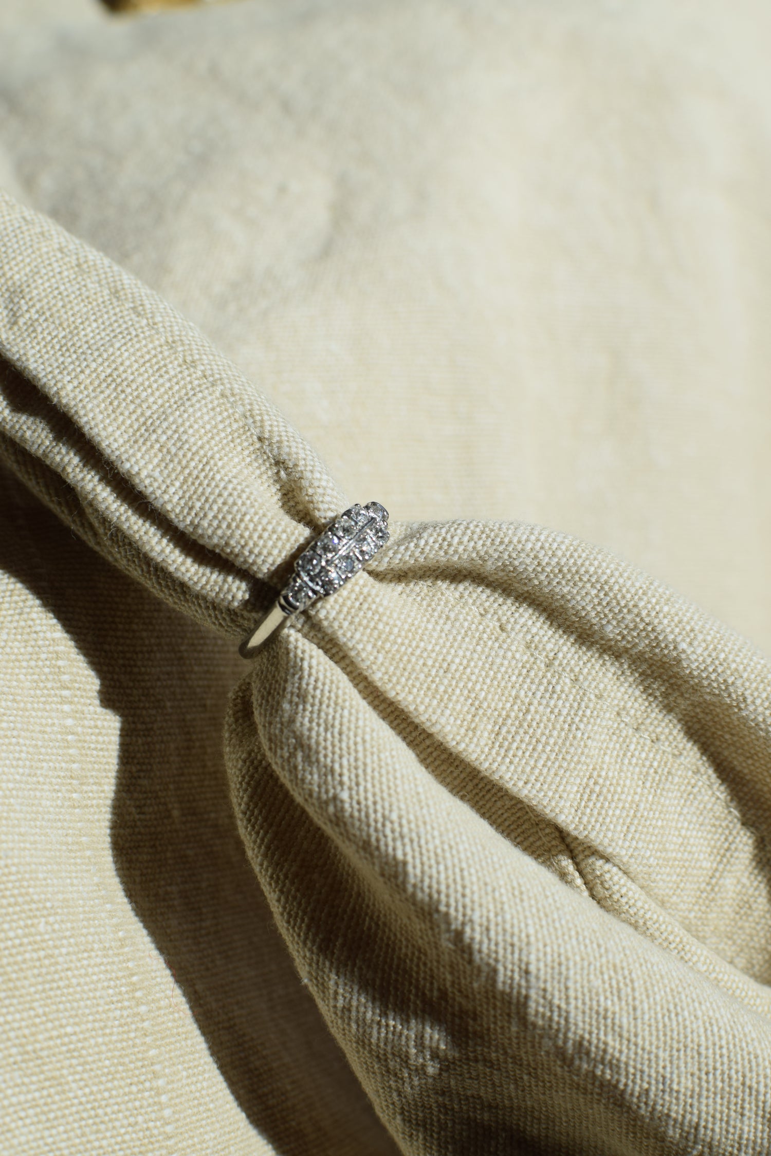 Vintage double diamond band size 7