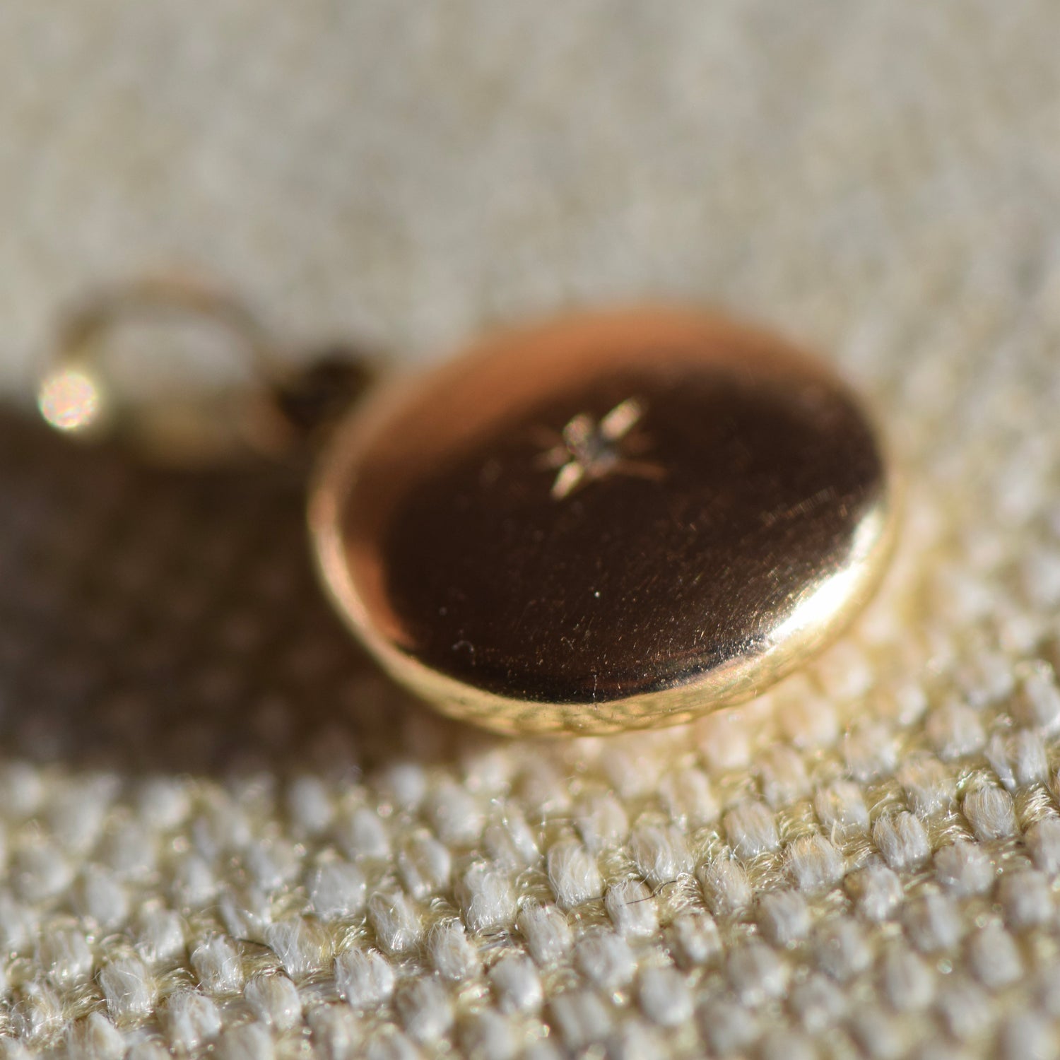 Celestial bubble charm with diamond