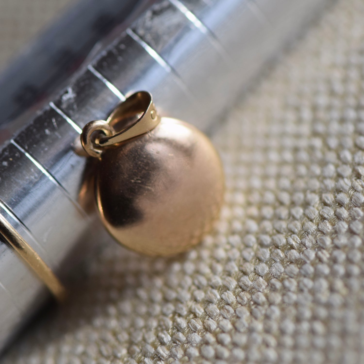 Celestial bubble charm with diamond